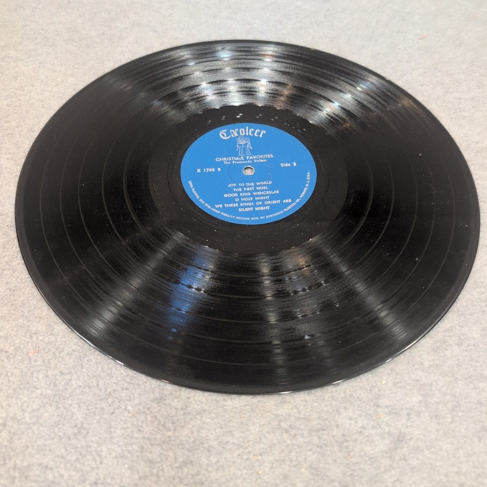The Promenade Strings Christmas Favorites Vinyl LP Caroleer Records X 1705 VG - Picture 6 of 6